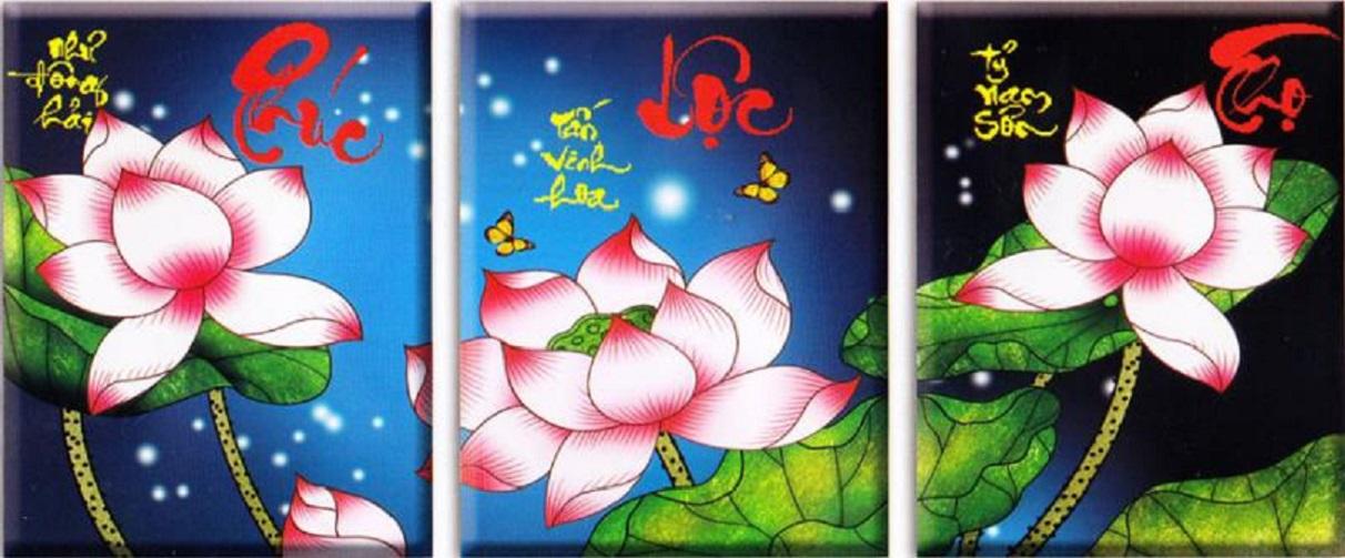 Tranh thêu phúc lộc thọ - DLH-222902
