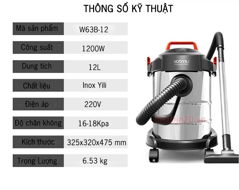 MÁY HÚT BỤI YILI W63A-12