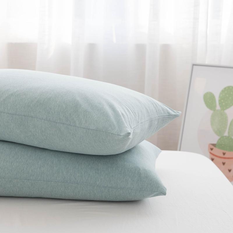 Giản Lược Bắc Âu 100% Cotton Vỏ Gối Đơn Chiếc 100% Cotton Bông Thiên Trúc Bông Dệt Kim Vỏ Gối Đơn Màu Cặp 2