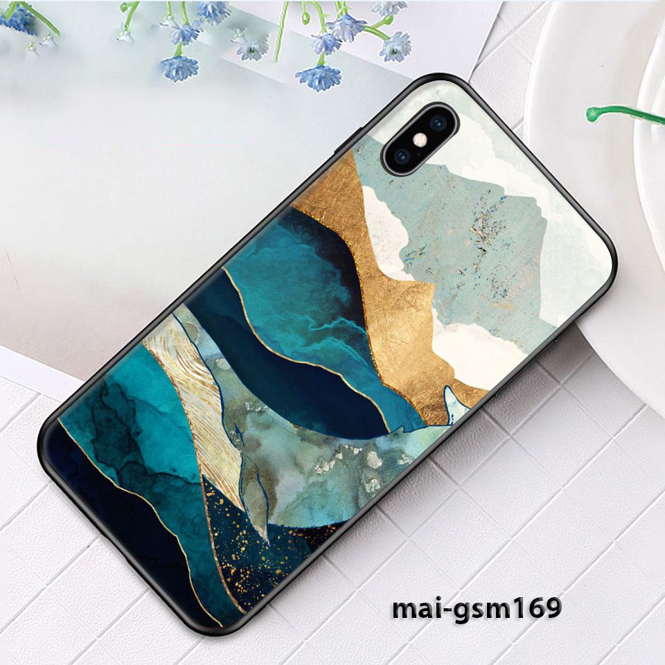 Ốp iPhone X, XS, XR, XS Max in hình Cá voi xanh