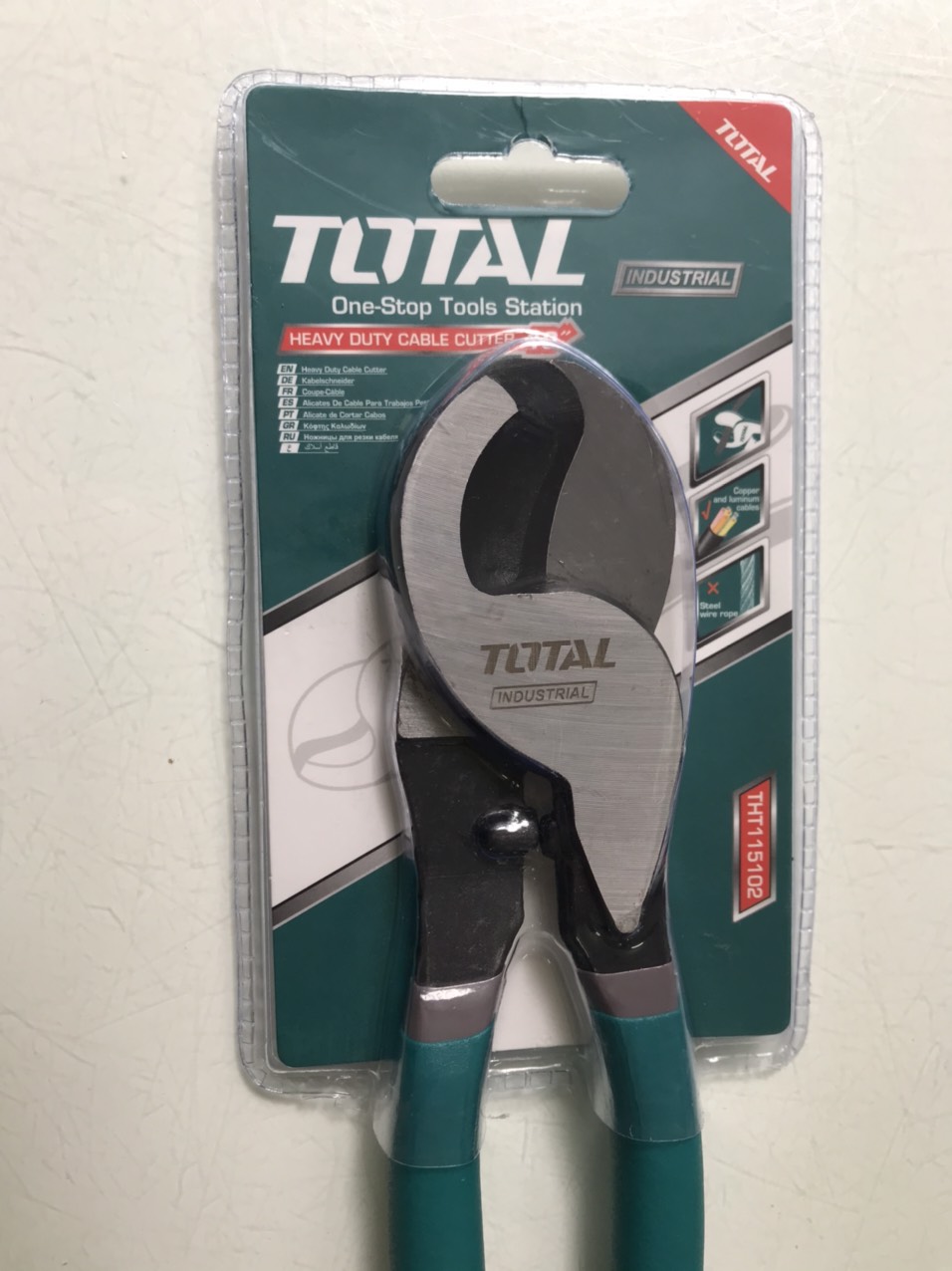 Kìm cắt cáp đầu lớn Total THT115102