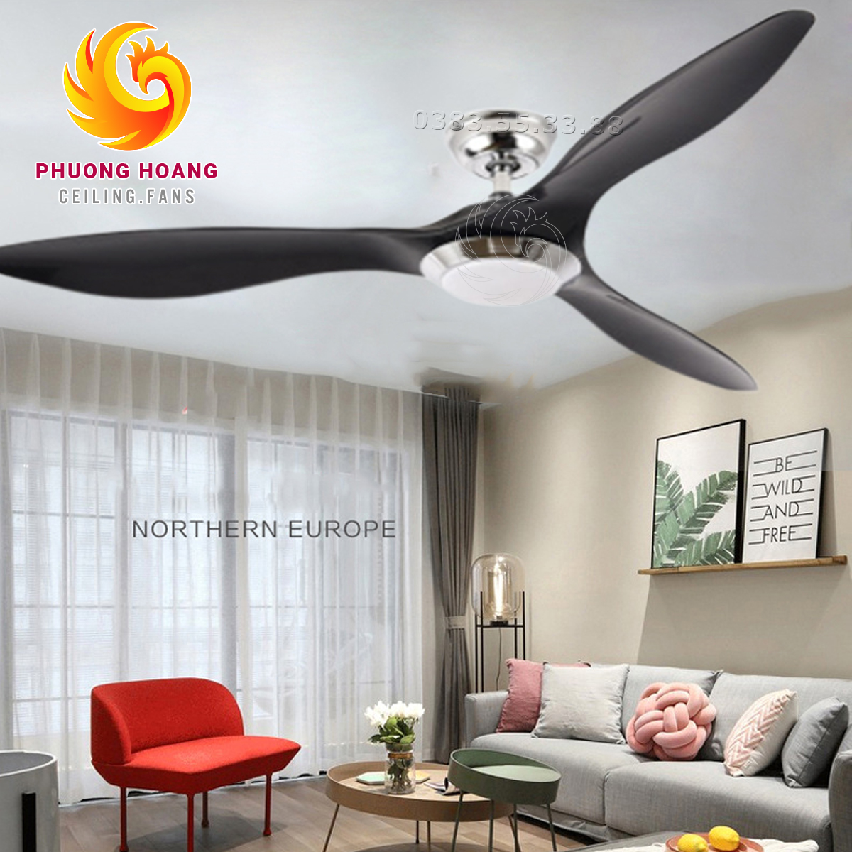 QUẠT TRẦN ĐÈN LED LINKA LI-QAT014