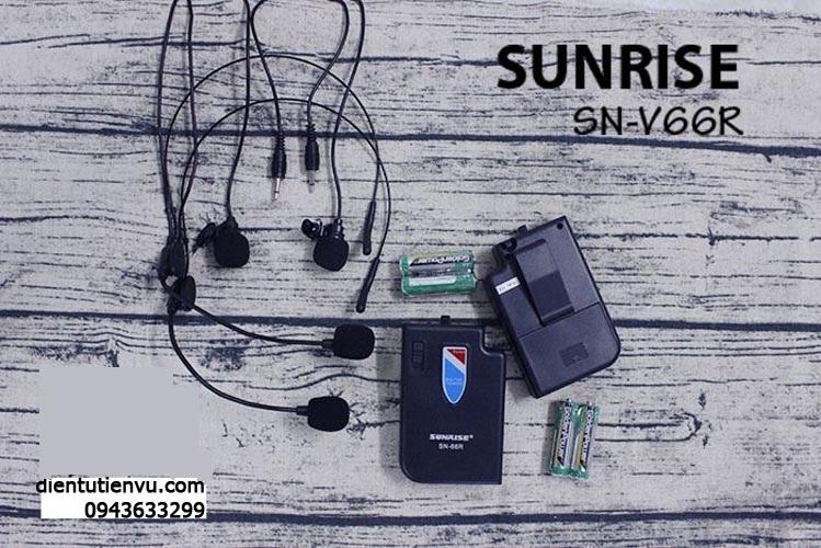 Micro kẹp áo đeo tai Sunrise SN-V66R