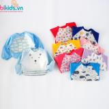 Áo yếm nilon ăn dặm cho bé