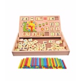 BẢNG GỖ 2 MẶT GIÚP BÉ HỌC TOÁN