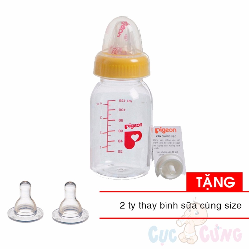 BÌNH SỮA PIGEON 240ML CỔ THƯỜNG TRÒN