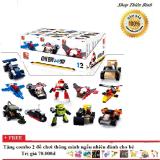 Đồ chơi bộ lắp ráp 12 mô hình chiến đấu Sluban-M38-B0591