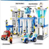 Bộ xếp hình Gudi 9320 - Sở cảnh sát