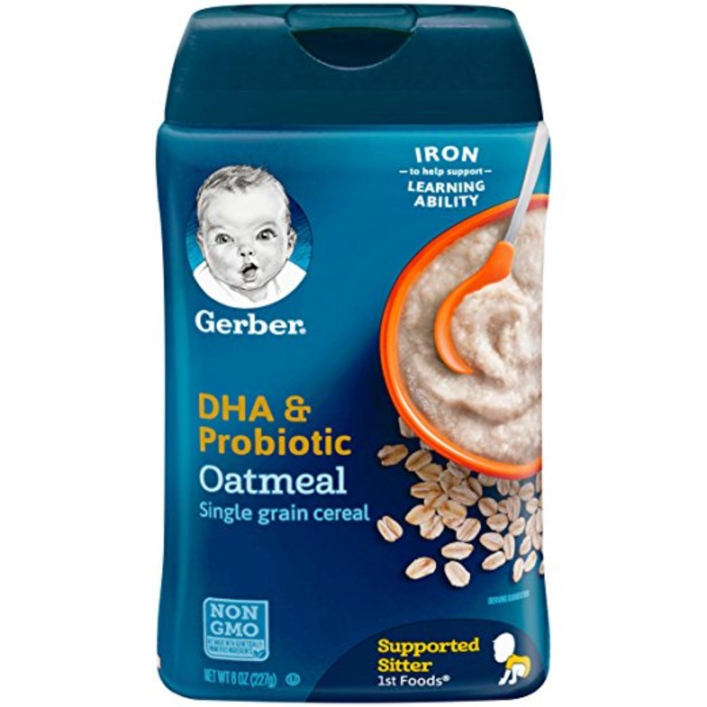 Bột ăn dặm Gerber DHA Probiotic - vị gạo, 227g