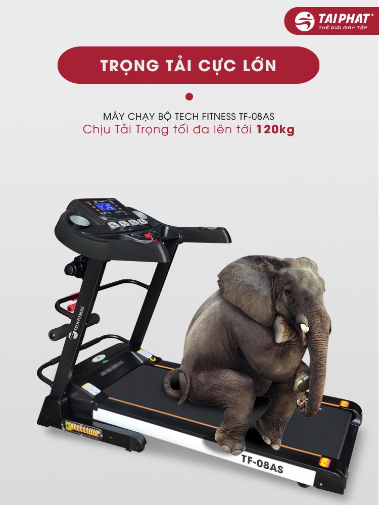 Máy chạy bộ Tech Fitness TF-08AS