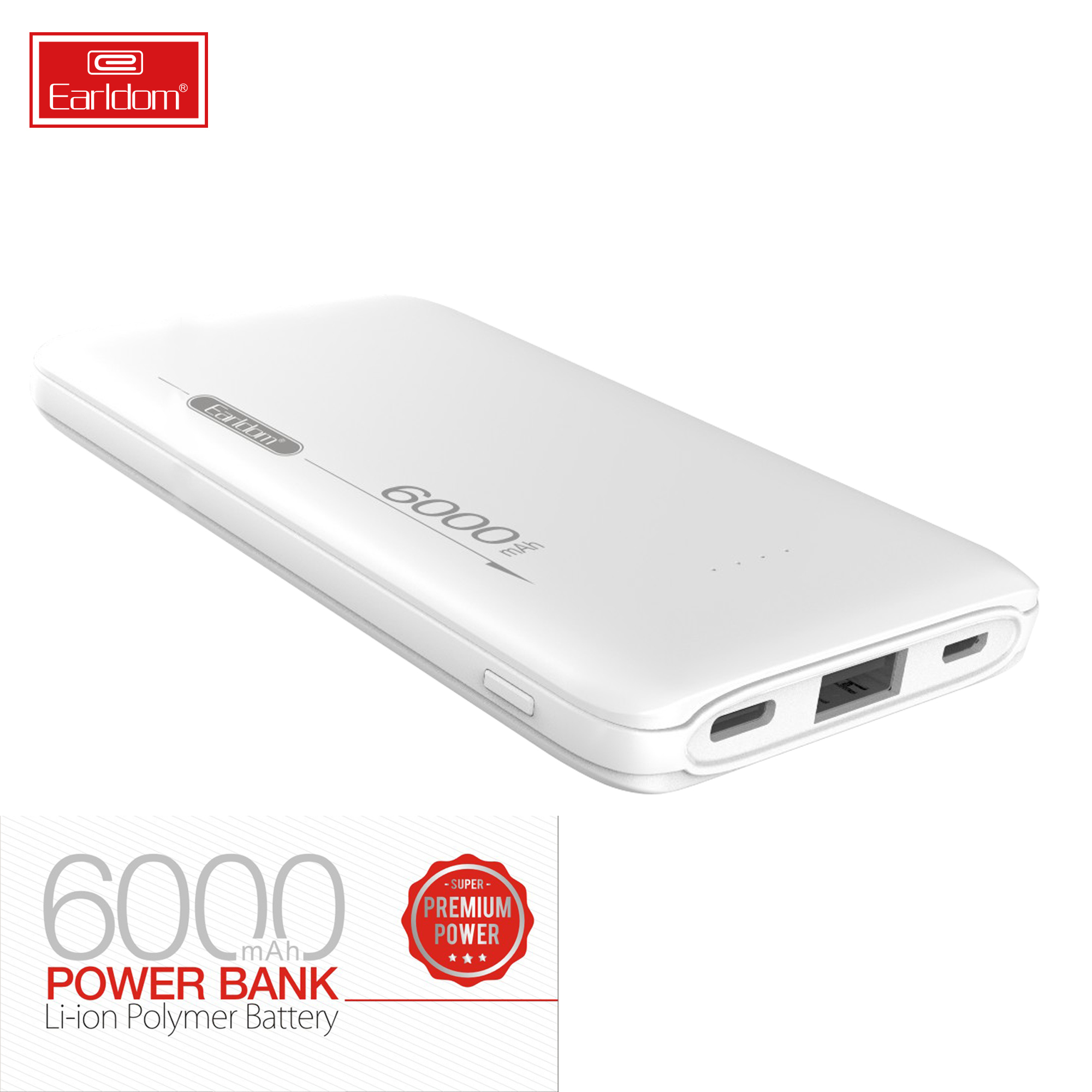 Sạc Dự Phòng Earldom PB-24 6000Mah