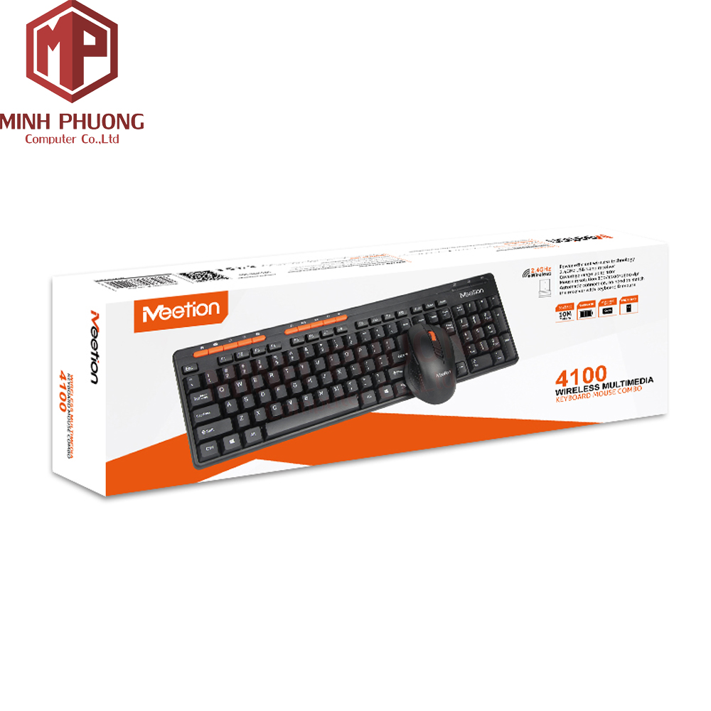 Bộ phím chuột Meetion không dây MT 4100