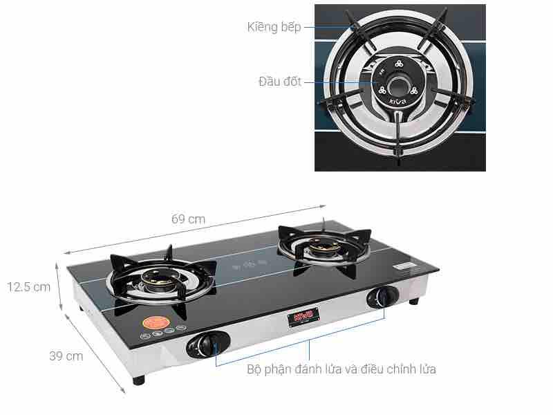 Bếp gas đôi Kiwa KW-770SG