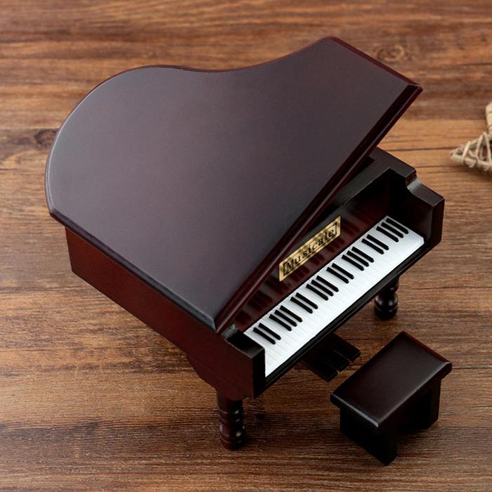 Hộp nhạc Piano gỗ