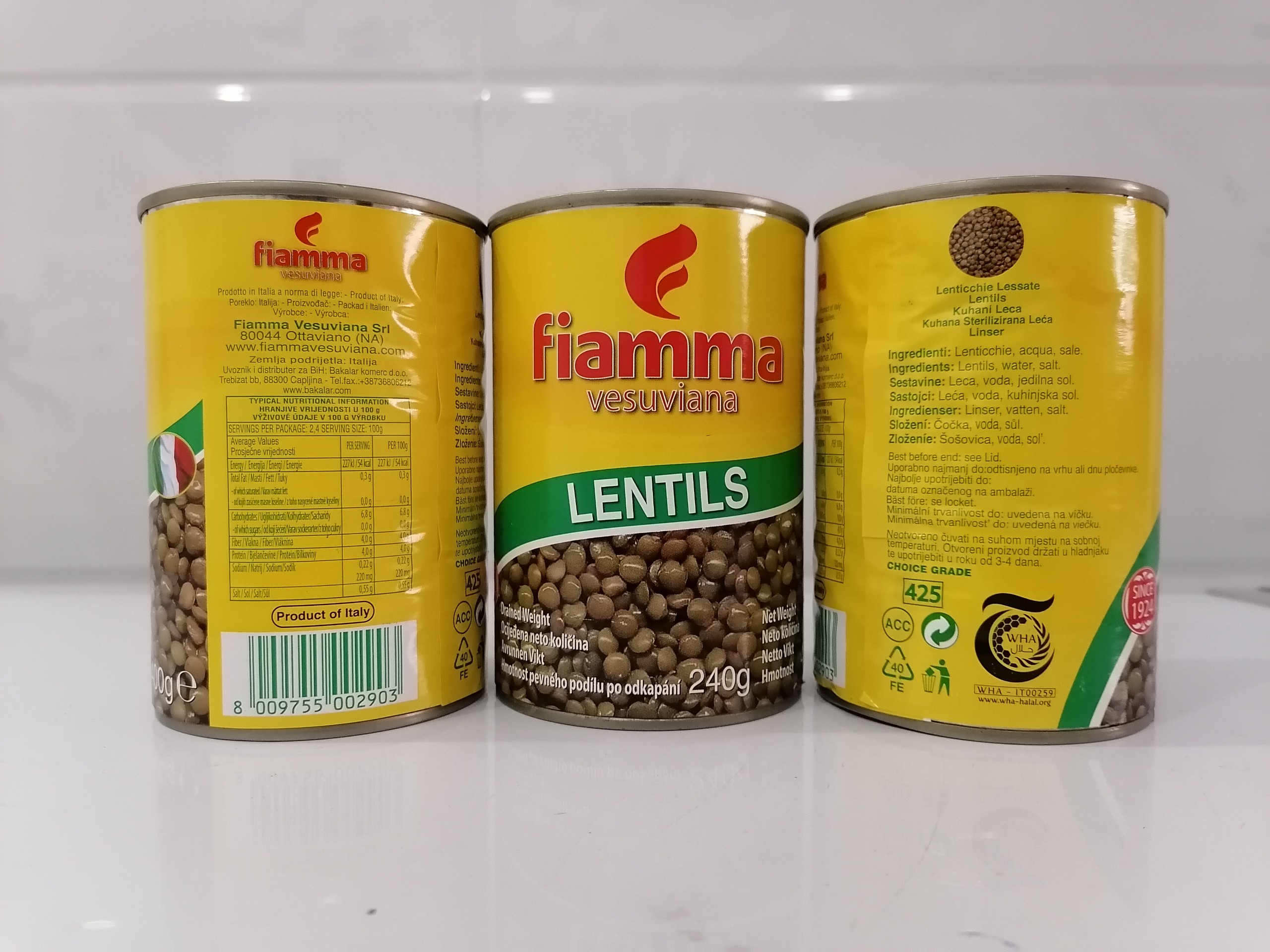 Đậu lăng Fiamma 400g