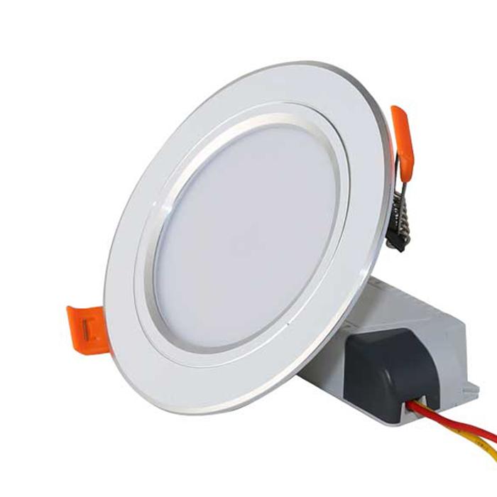 Đèn LED Âm trần Downlight Rạng Đông D AT10L 90/7W (Viền Bạc)