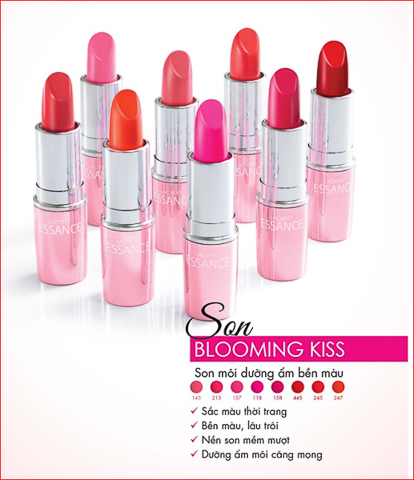 Son môi Essance Blooming Kiss Lipstick 3.5g