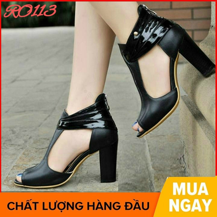 Giày Sandals Nữ Cao Gót Rosata RO113