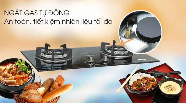 Bếp gas âm Sunhouse SHB5538
