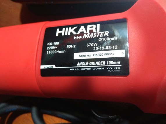 Máy cắt cầm tay Hikari K6-100