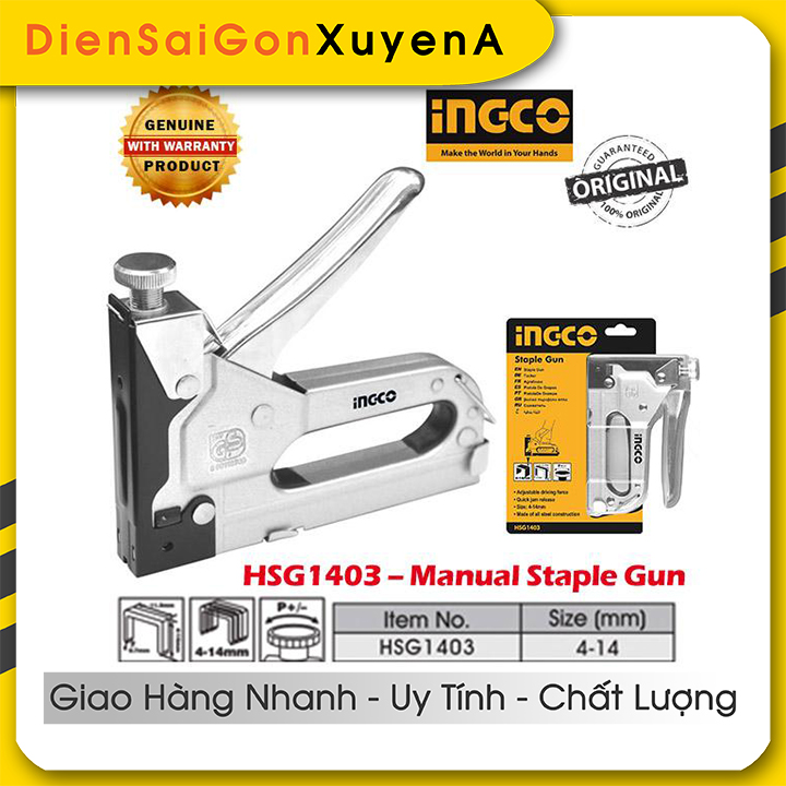 Kìm Bấm Kim Ingco HSG1403