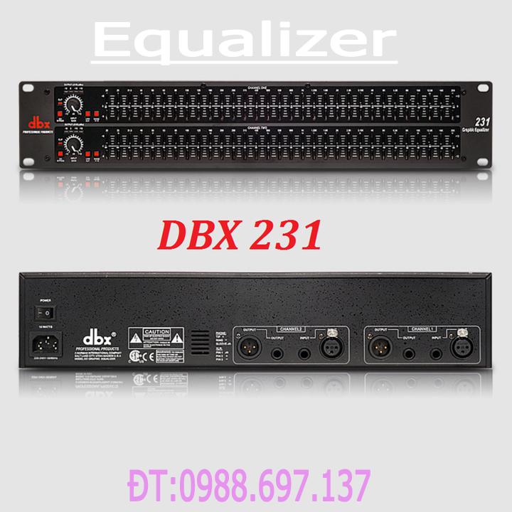 Lọc âm thanh Equalizer DBX-231/231S