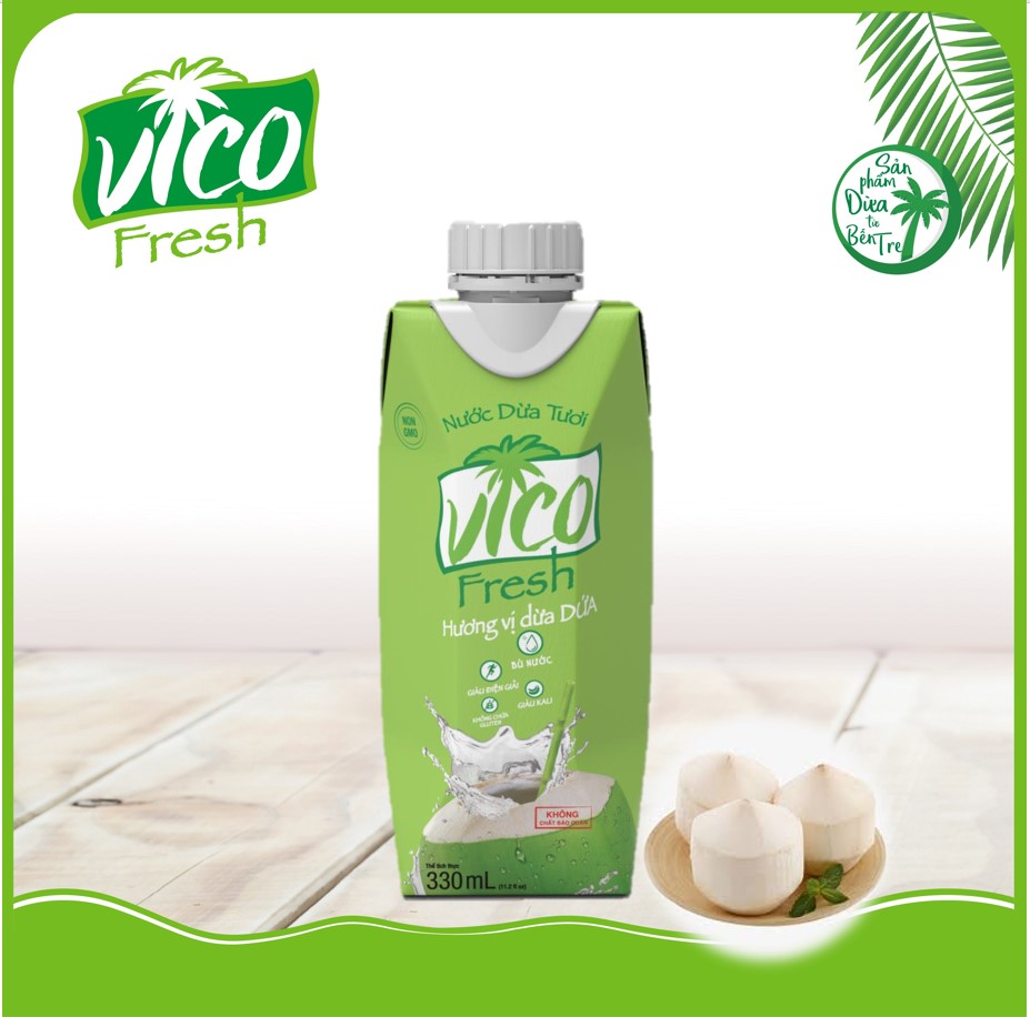 Nước dừa Dứa Vico Fresh 330ml