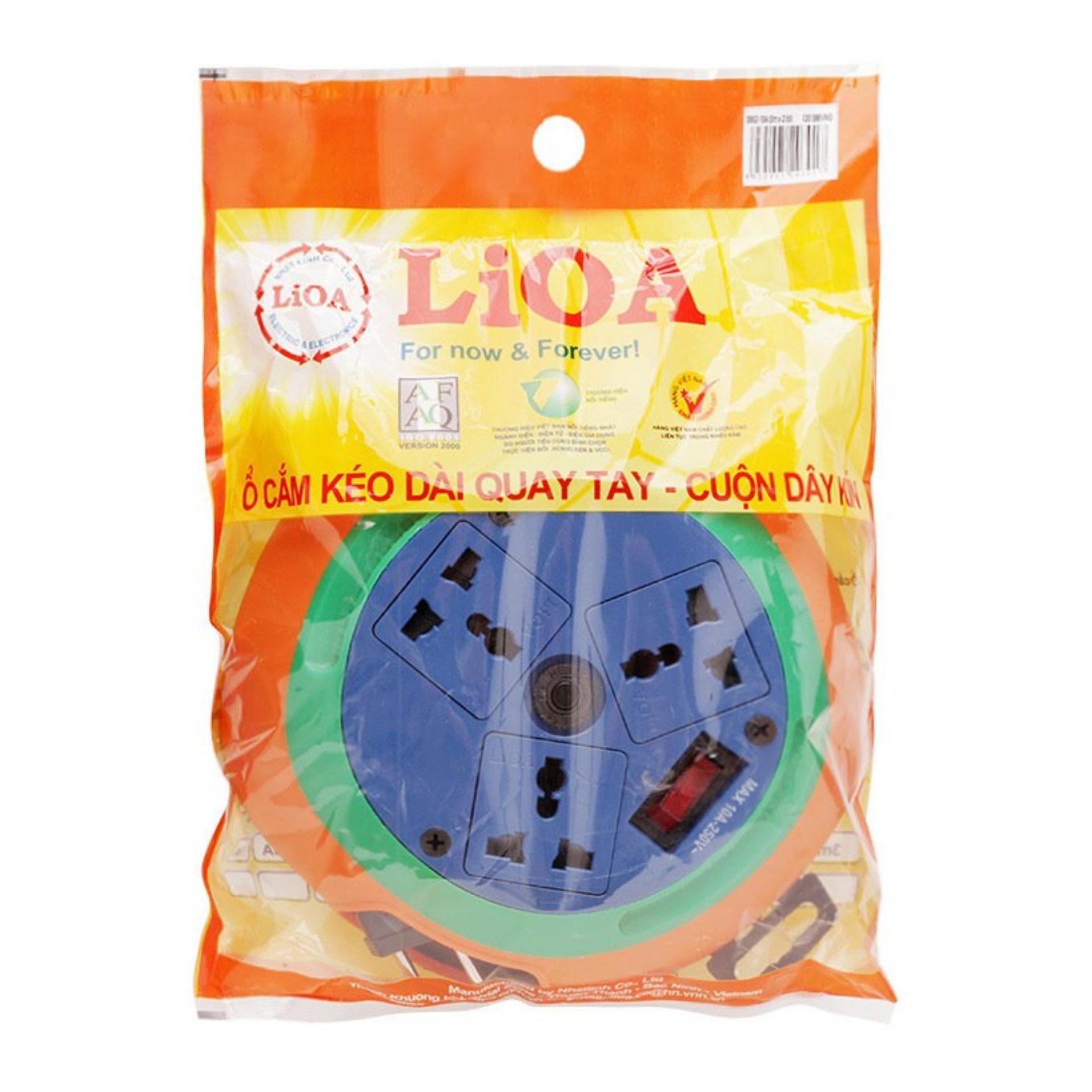 Ổ cắm LIOA DB10-2-10A 10m