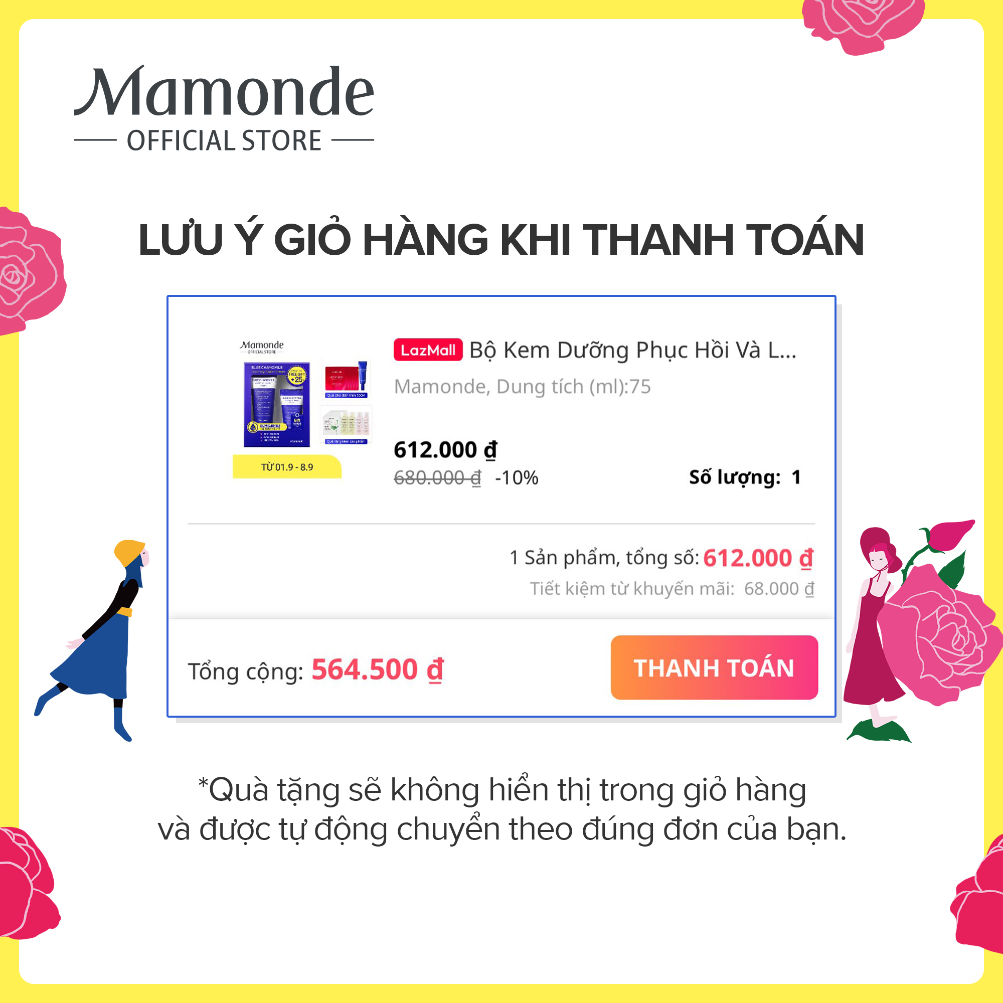 Phấn nước Mamonde Cover Powder Cushion