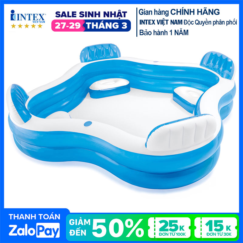 Bể bơi phao gia đình có ghế ngồi Intex 56475