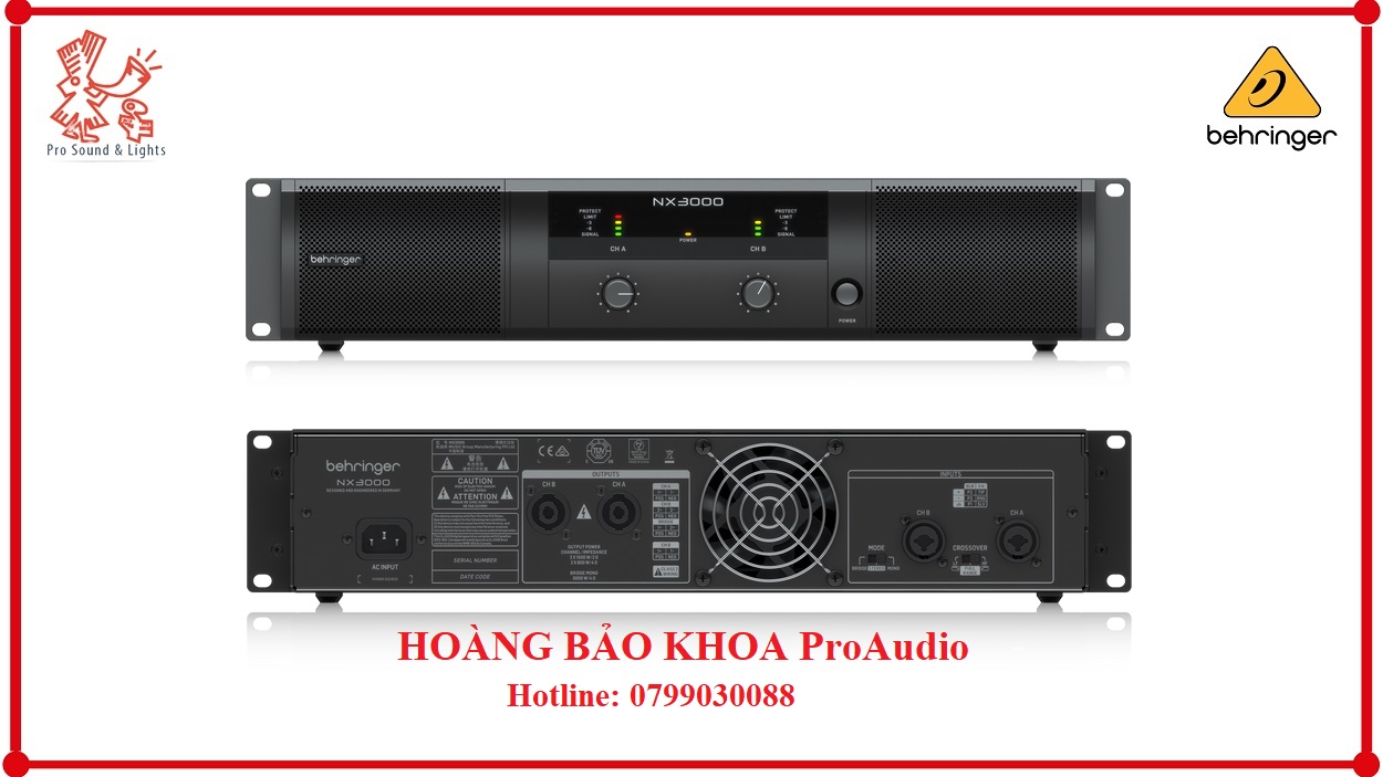 Bộ khuếch đại công suất Behringer NX3000D/NX3000
