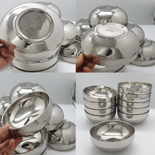 Bát inox Hoàng Gia 16cm