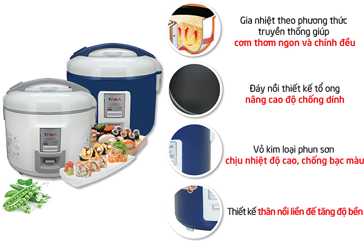 NỒI CƠM ĐIỆN TAKA TK-RCD10D1