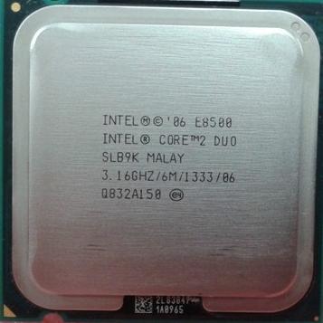 CPU Intel Core 2 Duo E8500 3.16GHz