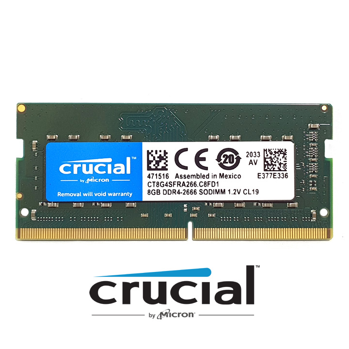 Ram Laptop Crucial 8GB DDR4 Bus 2666 SODIMM