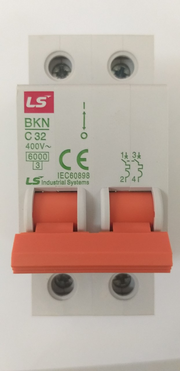 Cầu dao MCB LS BKN - 32A 6kA 2P