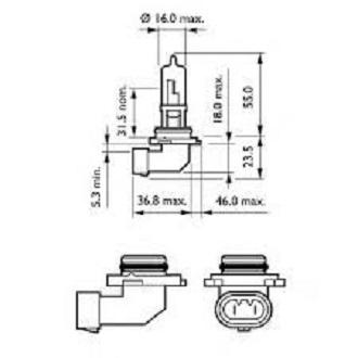 Đèn Philips Premium Vision Chân HB3 9005PRC1 - 12V/65W