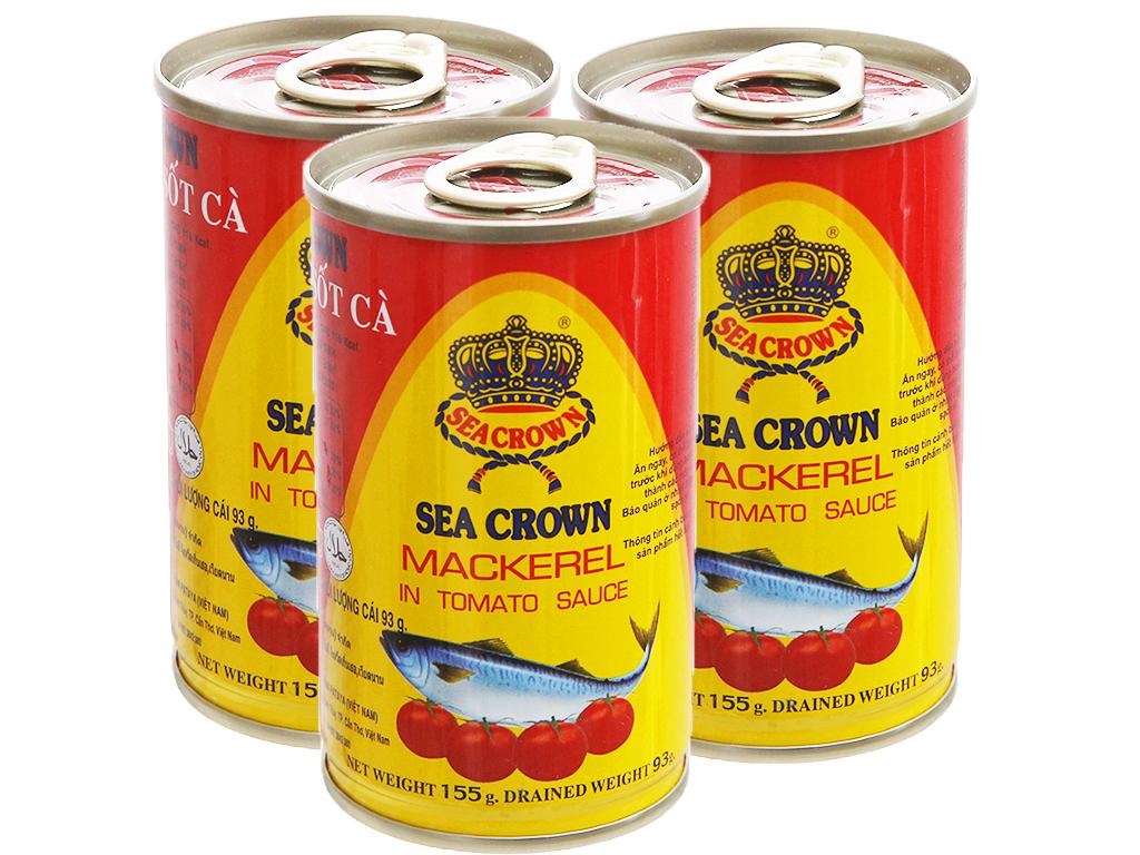Cá Nục Sốt Cà Sea Crown Cay 155g