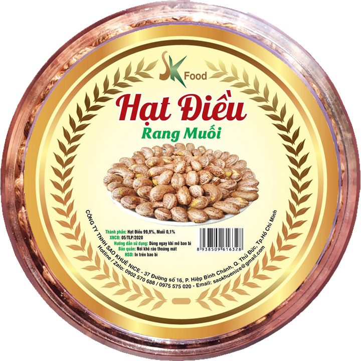 Hạt điều rang muối SK FOOD 500g