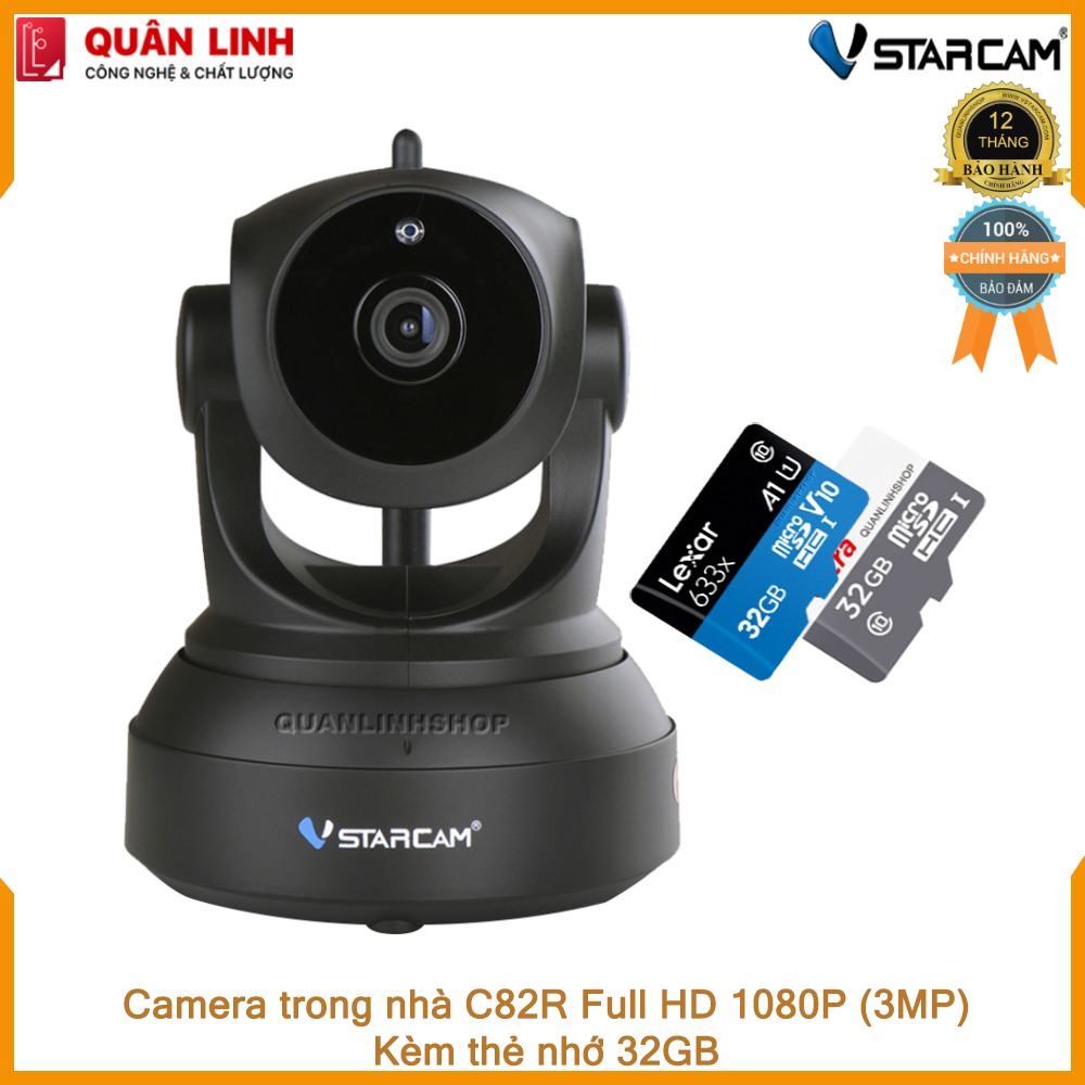 Camera wifi ip Vstarcam C82R Full HD 1080p 2MB