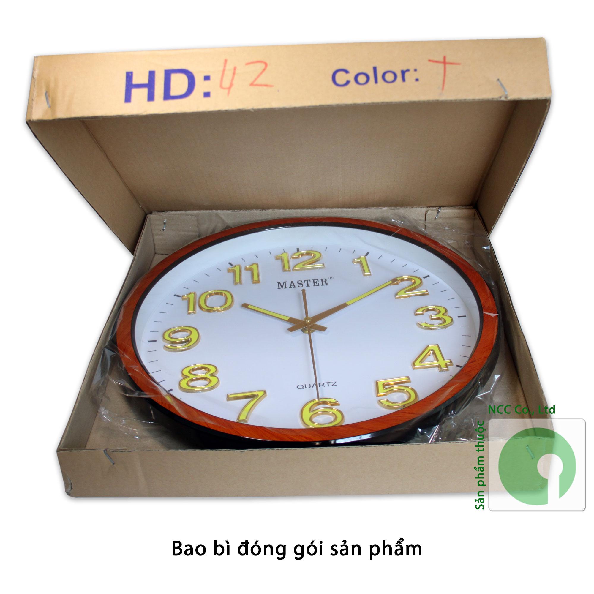ĐỒNG HỒ TREO TƯỜNG NDHQL-HD42-D