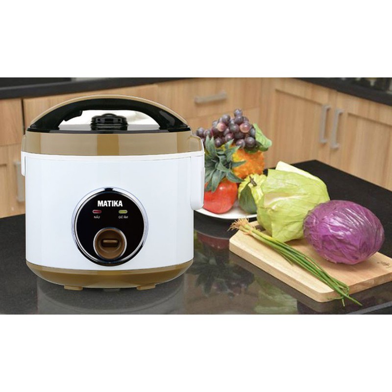 Nồi Cơm Điện Matika MTK-RC05 1.2L
