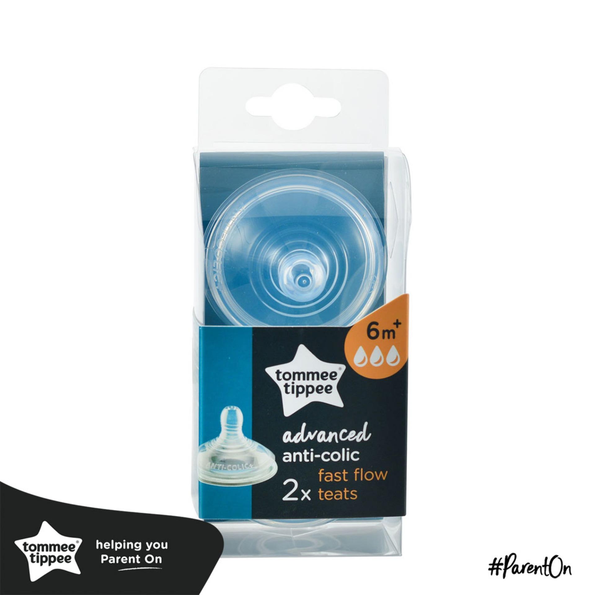 Núm ty Tommee Tippee Fast Flow trên 6 tháng