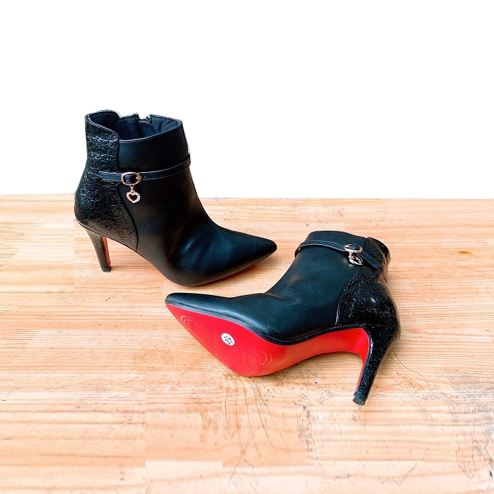 Giày Boot Nữ Cổ Thấp Rosata RO26