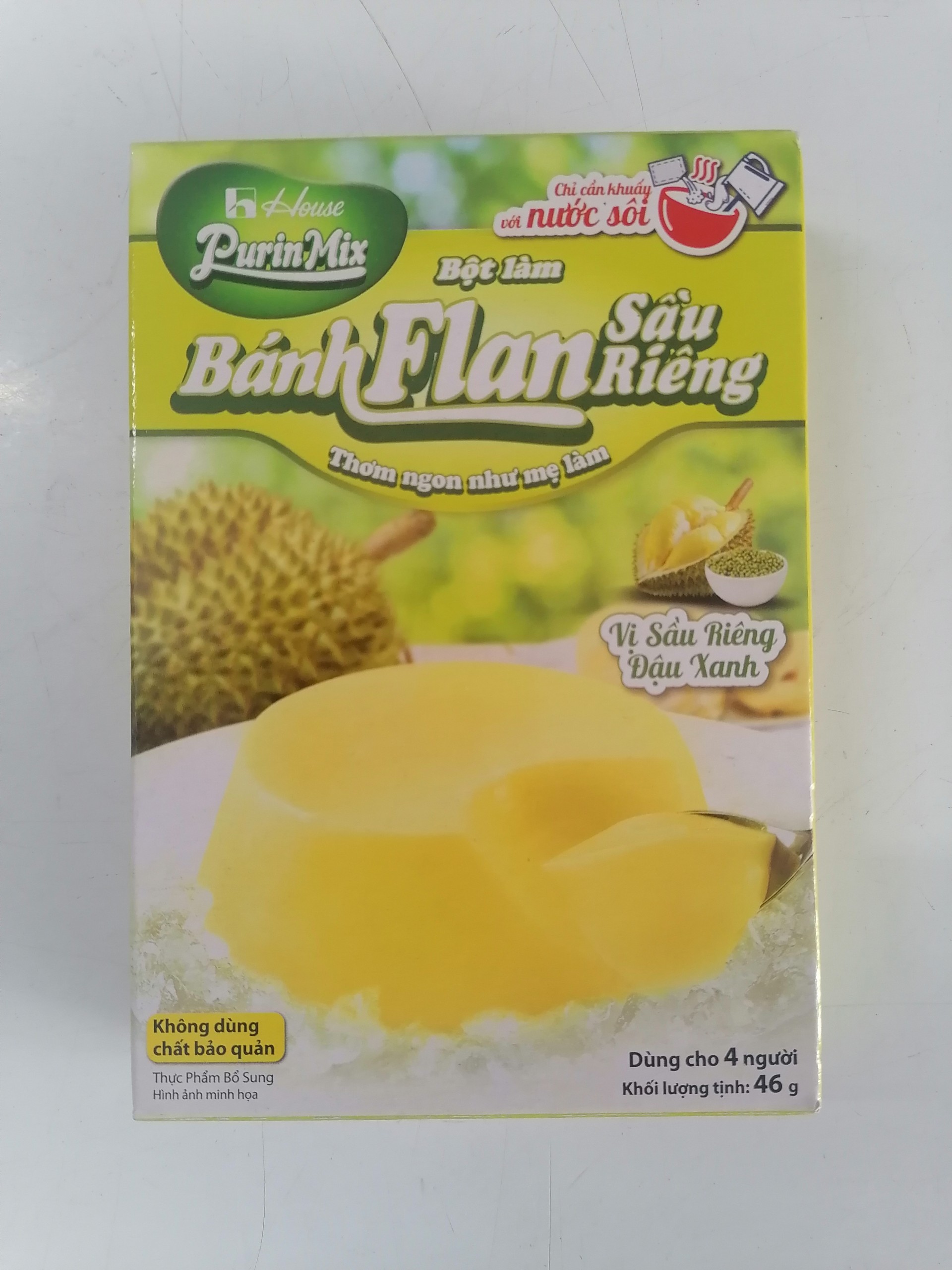 Bột Bánh Flan Purin Sầu Riêng 46g/53g