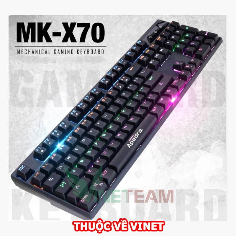 Bàn phím cơ thủ Apedra MK-X70