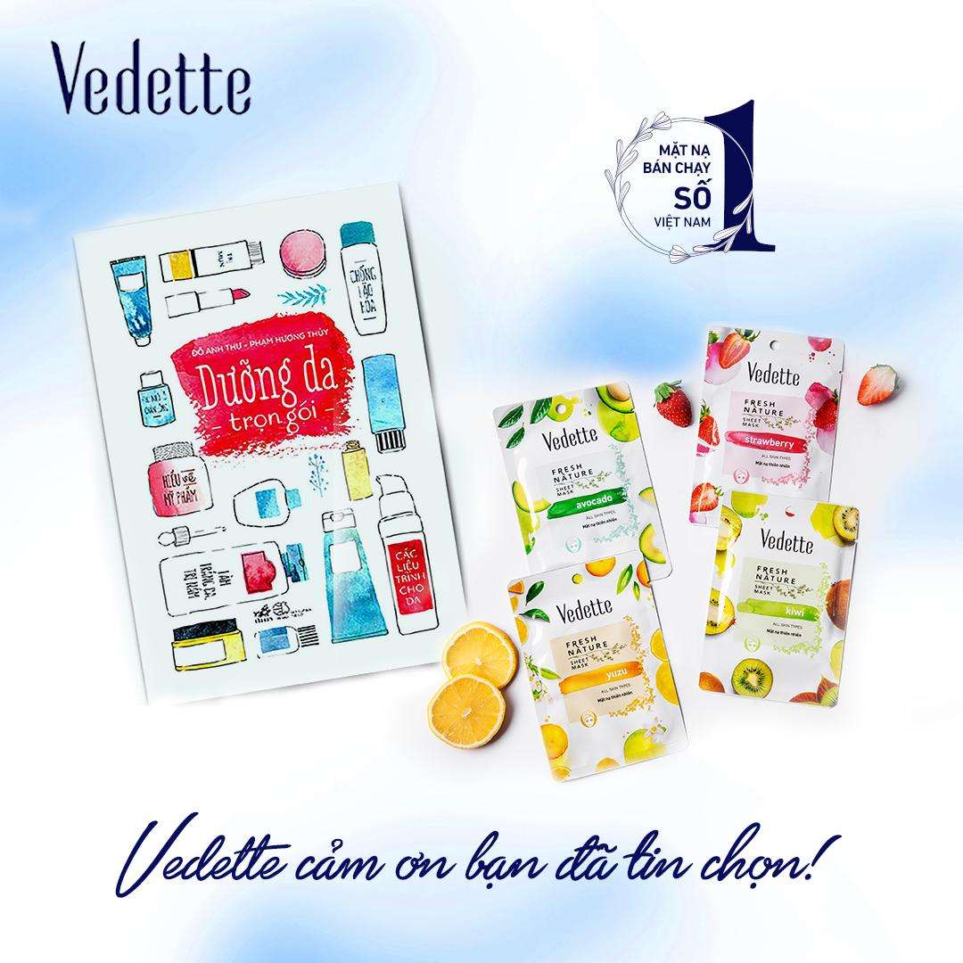 Mặt Nạ Lột Nhẹ Dưỡng Da Vedette Dưa Leo 12ml