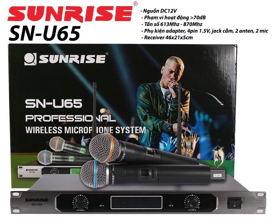 MICRO KHÔNG DÂY SUNRISE SN-U65