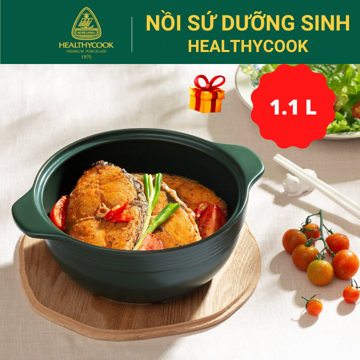 NỒI DƯỠNG SINH HAI QUAI MINH LONG 1.1L