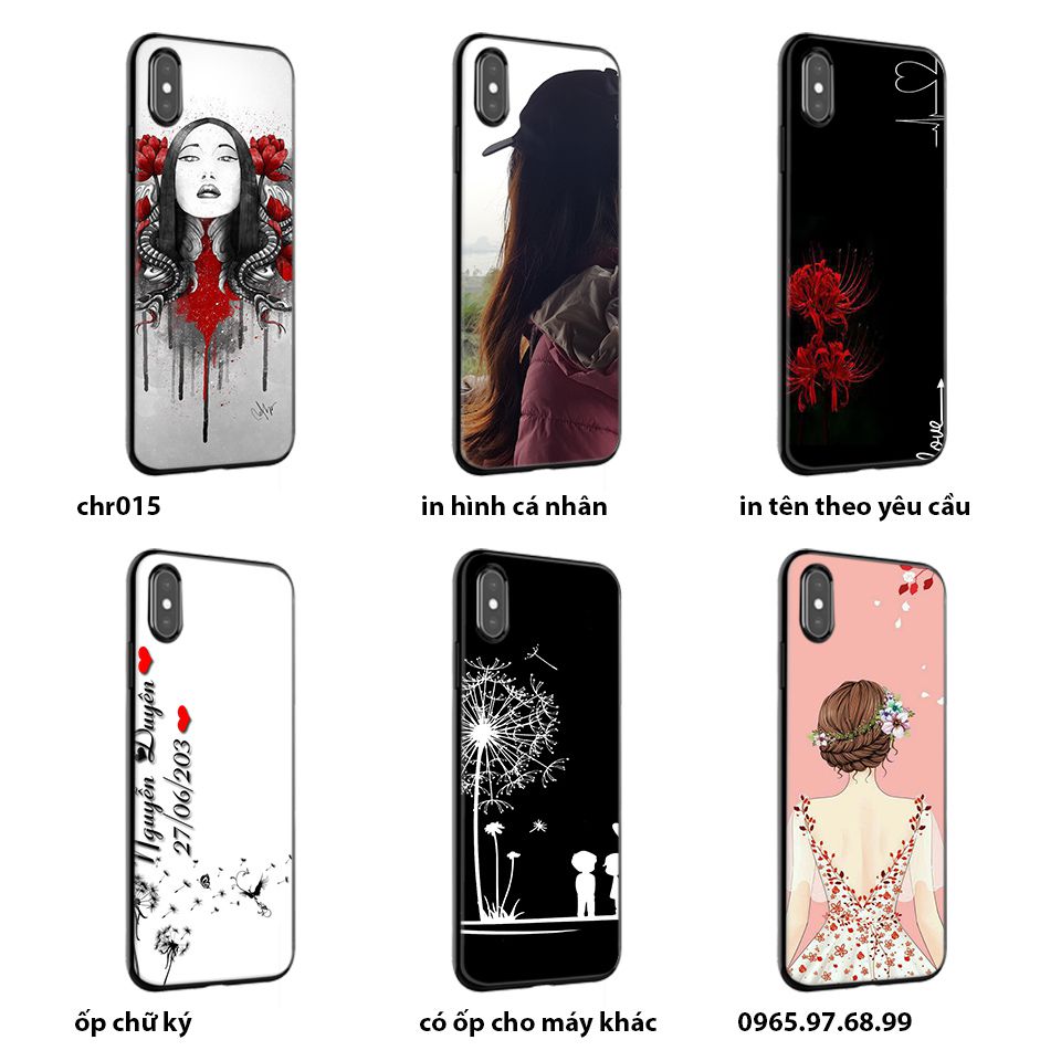 Ốp iPhone X, XS, XR, XS Max in hình Akane Nhật Bản - CHR015